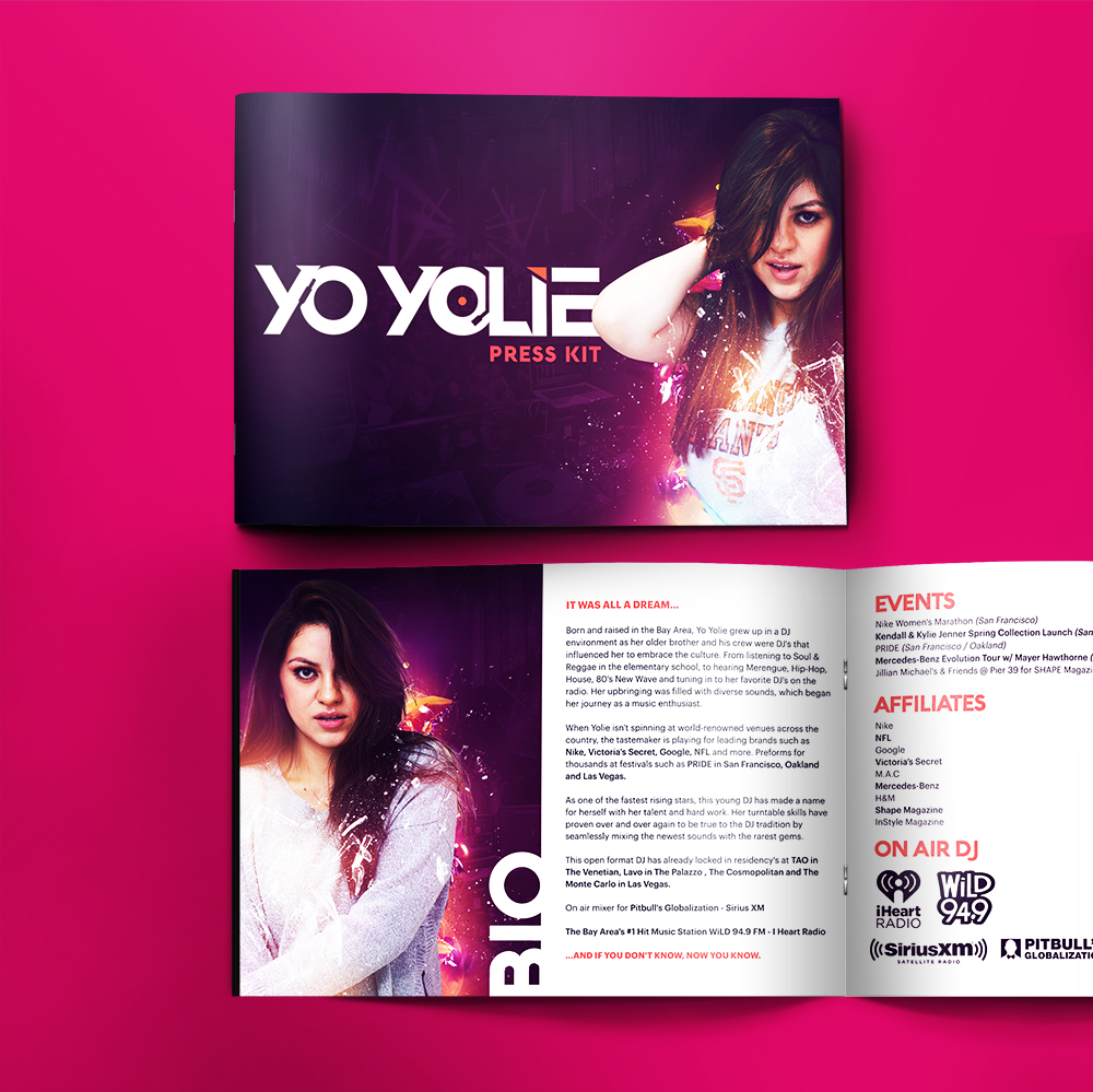 Yo Yolie Logo & Press Kit Design