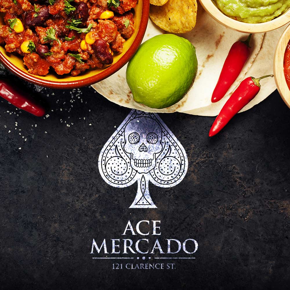 Ace Mercado Restaurant Logo Design