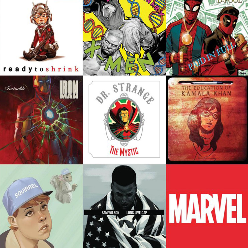Marvel Reimagines HipHop Album Covers R1 Creative Agency