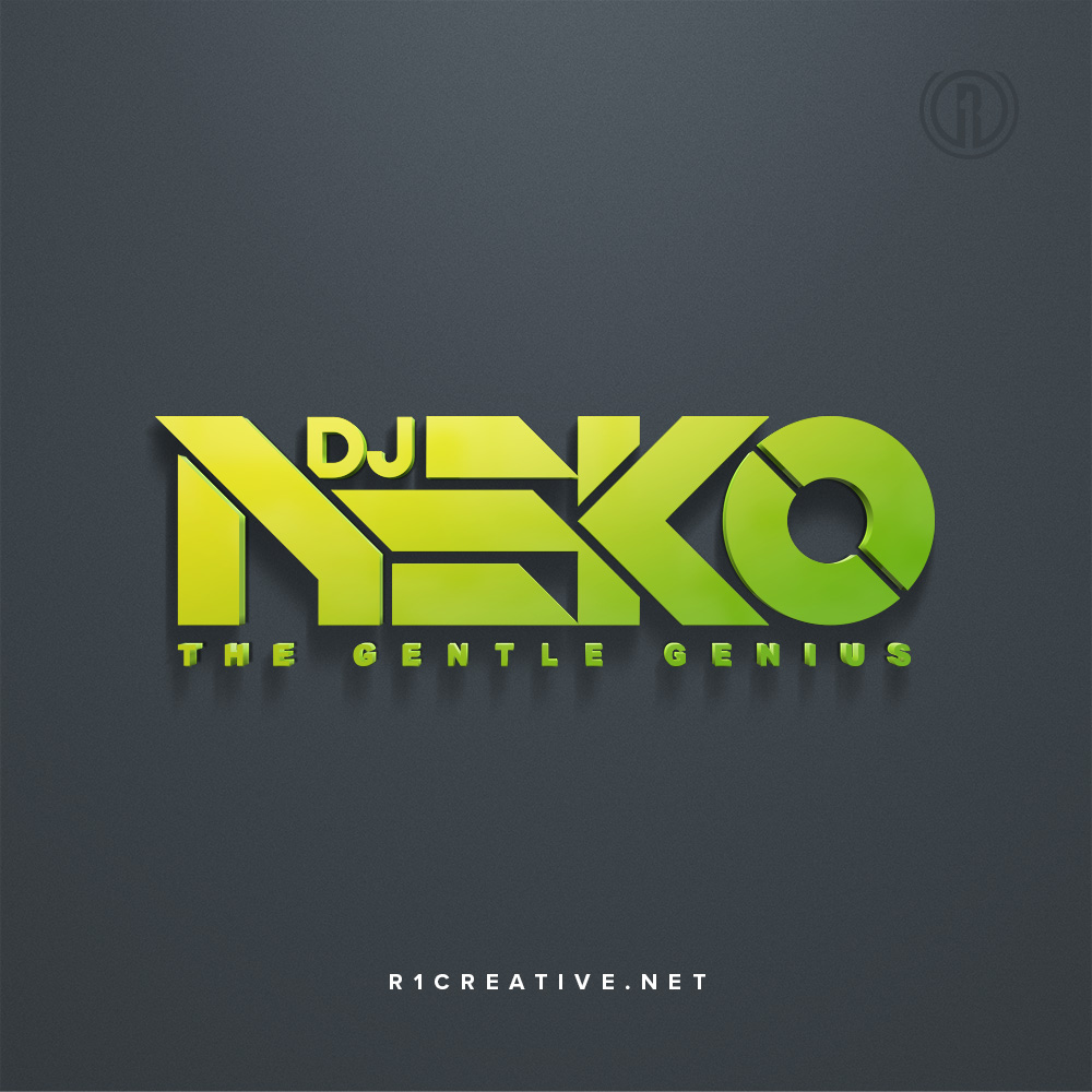 Ongebruikt Custom Logo Design for DJ Neko by R. One Creative MK-96